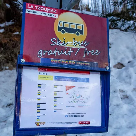 Apartment In La Tzoumaz Near Ski Slopes 아파트