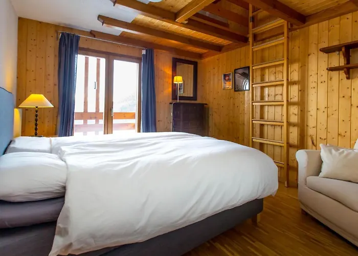 Apartment In La Tzoumaz Near Ski Slopes * ラ・ズマ