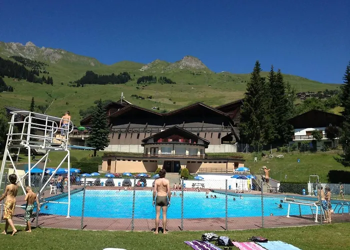 アパート Apartment In La Tzoumaz Near Ski Slopes ラ・ズマ